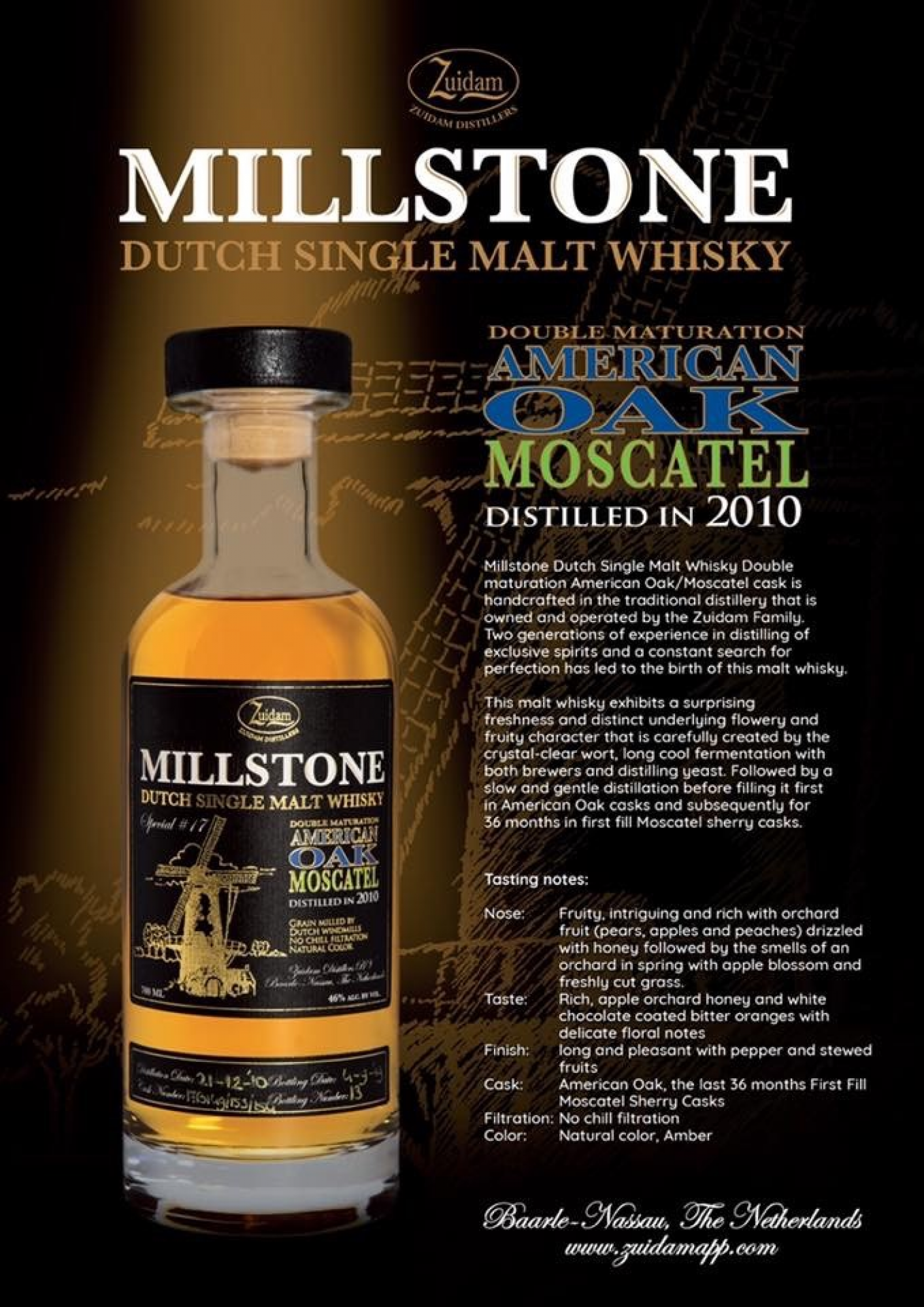 Millstone Double Matured American Oak Moscatel 2010 