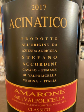 Acinatico Amarone Double magnum accordini 2017