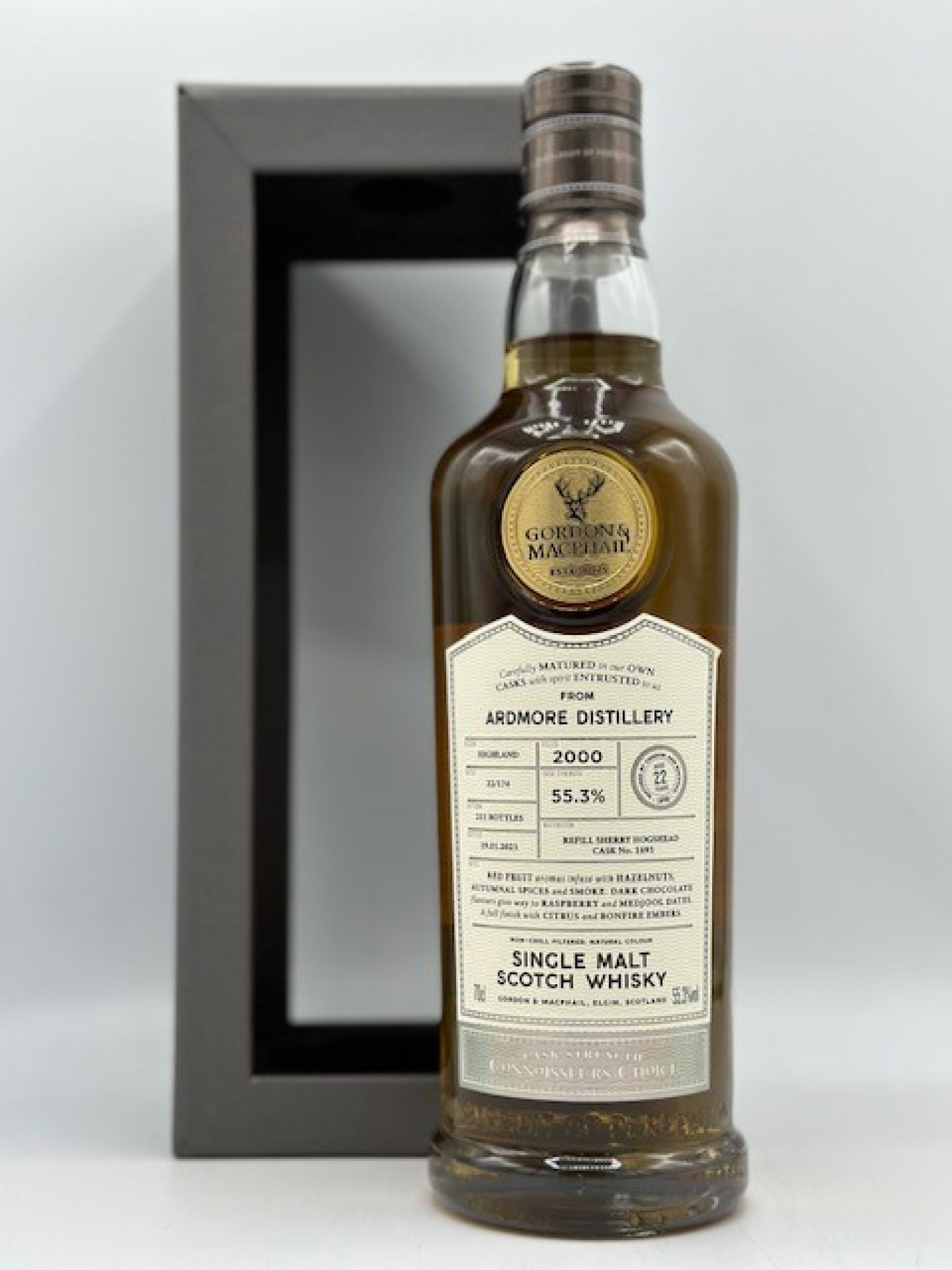 Gordon & Macphail Ardmore 22 Years Refill Sherry Hogshead Cask: 1693 55.3%