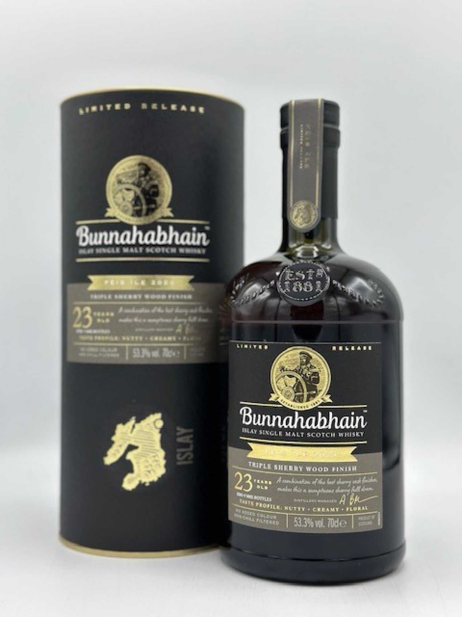 BUNNAHABHAIN 23 Years TRIPLE SHERRY WOOD 53.3%  FEIS ILE 2024