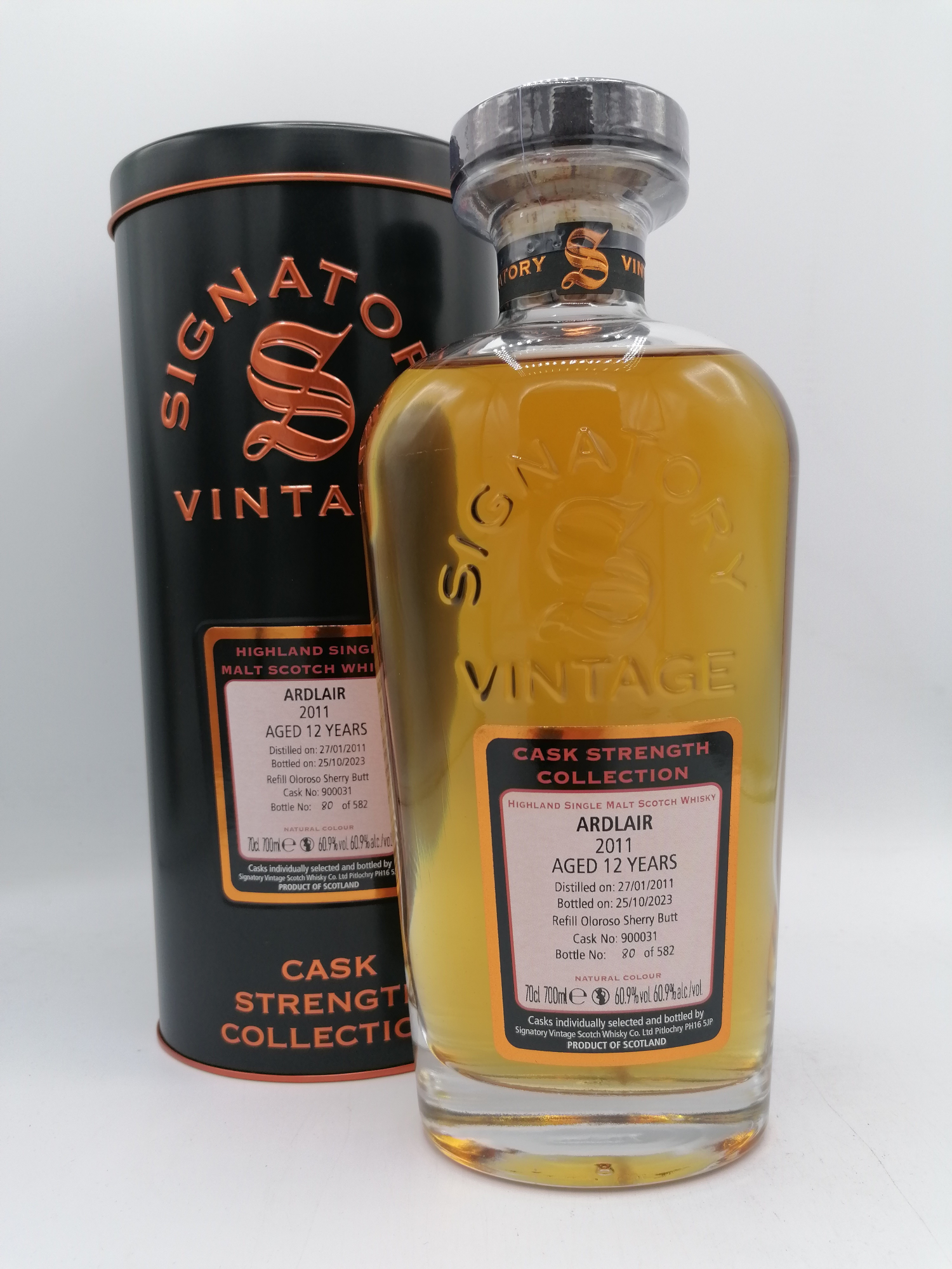 Signatory Vintage Ardlair 12 Years 60,9%