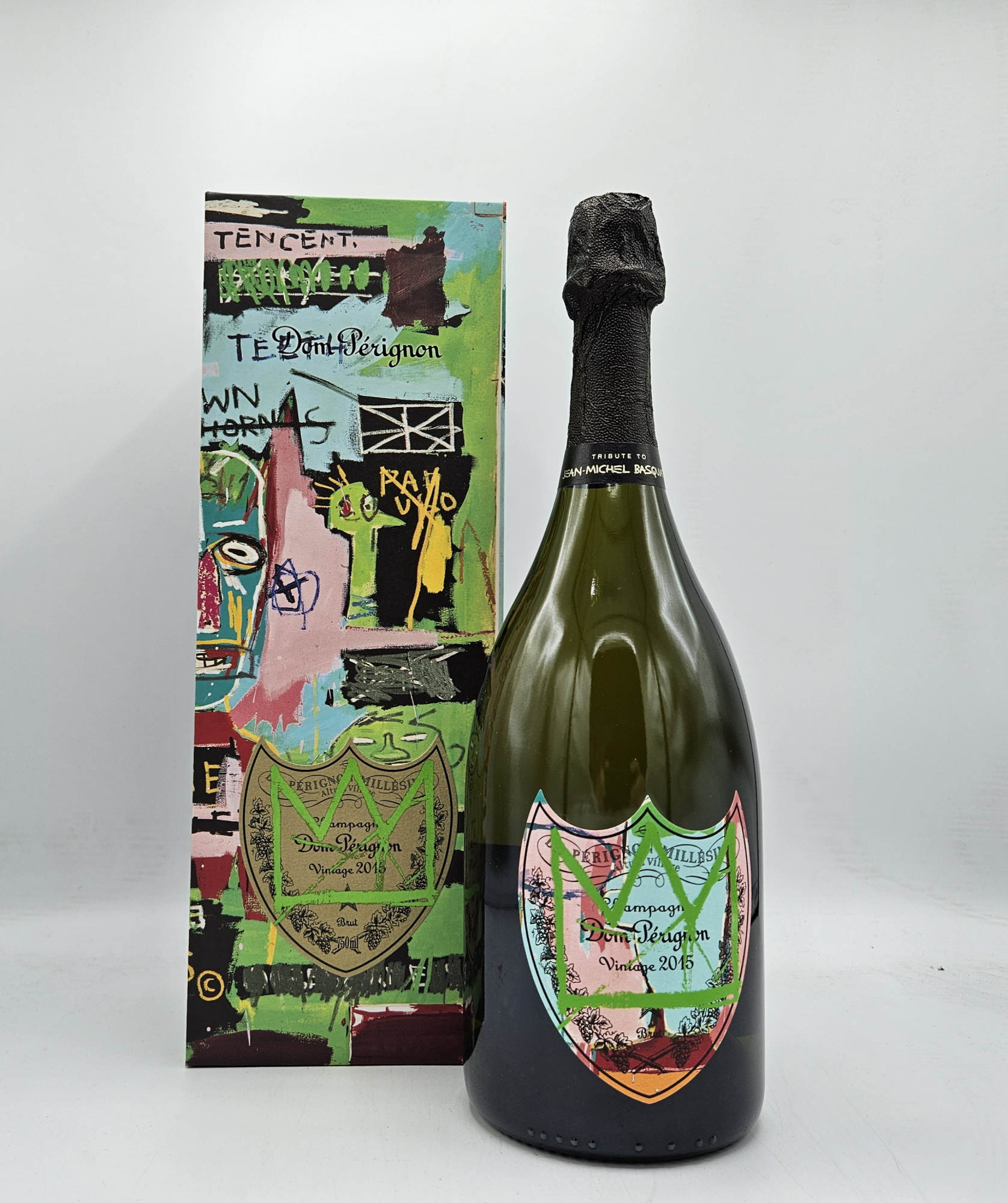 Dom Pérignon Jean-Michel Basquiat limited edition 2015(groen)